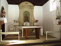 Interior de la ermita de San Juan Bautista